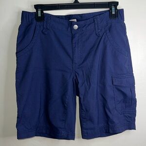 Duluth Trading Co Navy Cargo Shorts size 6